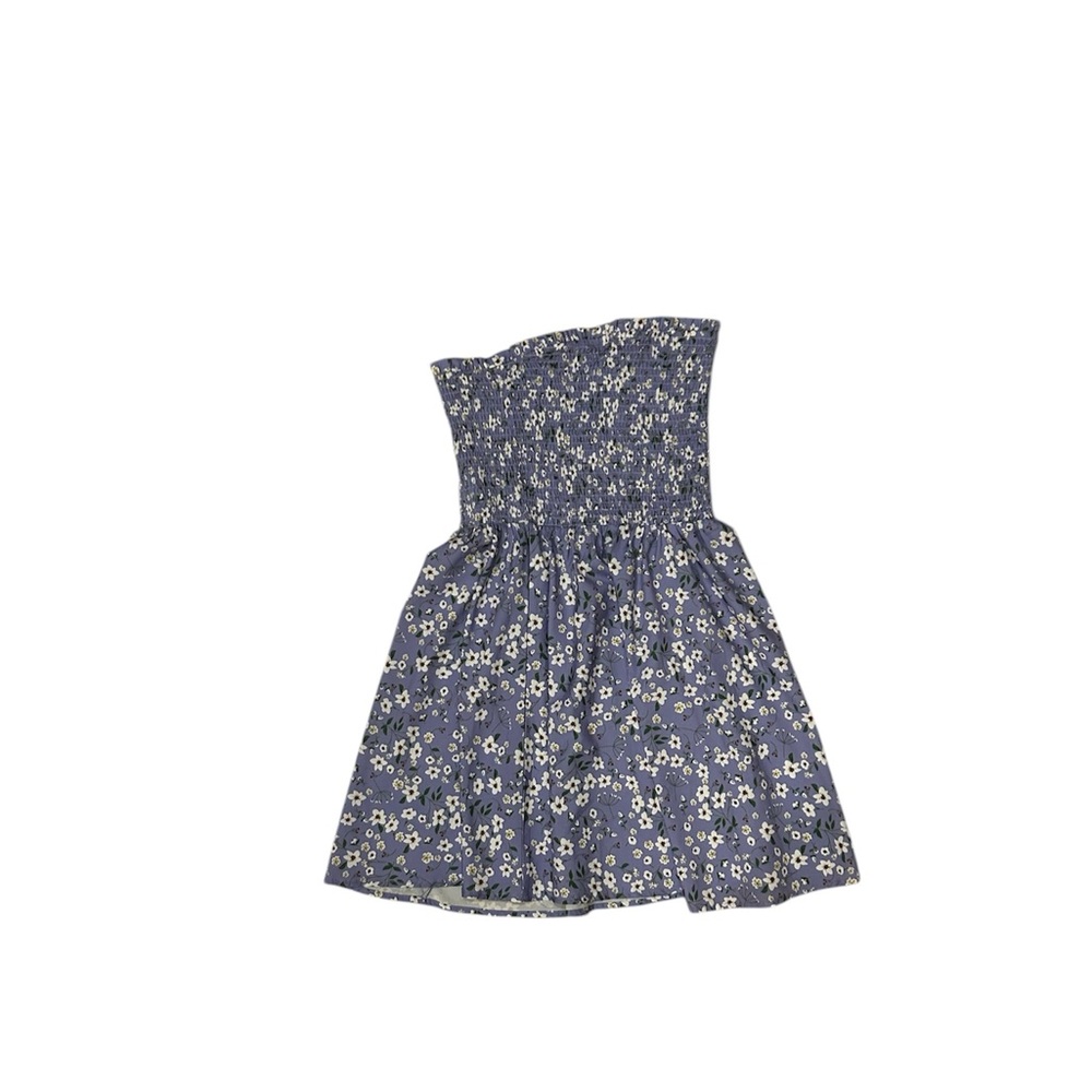 Cute Short Strapless Floral Dress 
Size Medium 
SHEIN